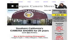 Desktop Screenshot of bargaincamerashows.com